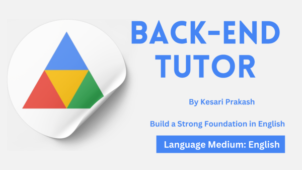 Back-End Tutor